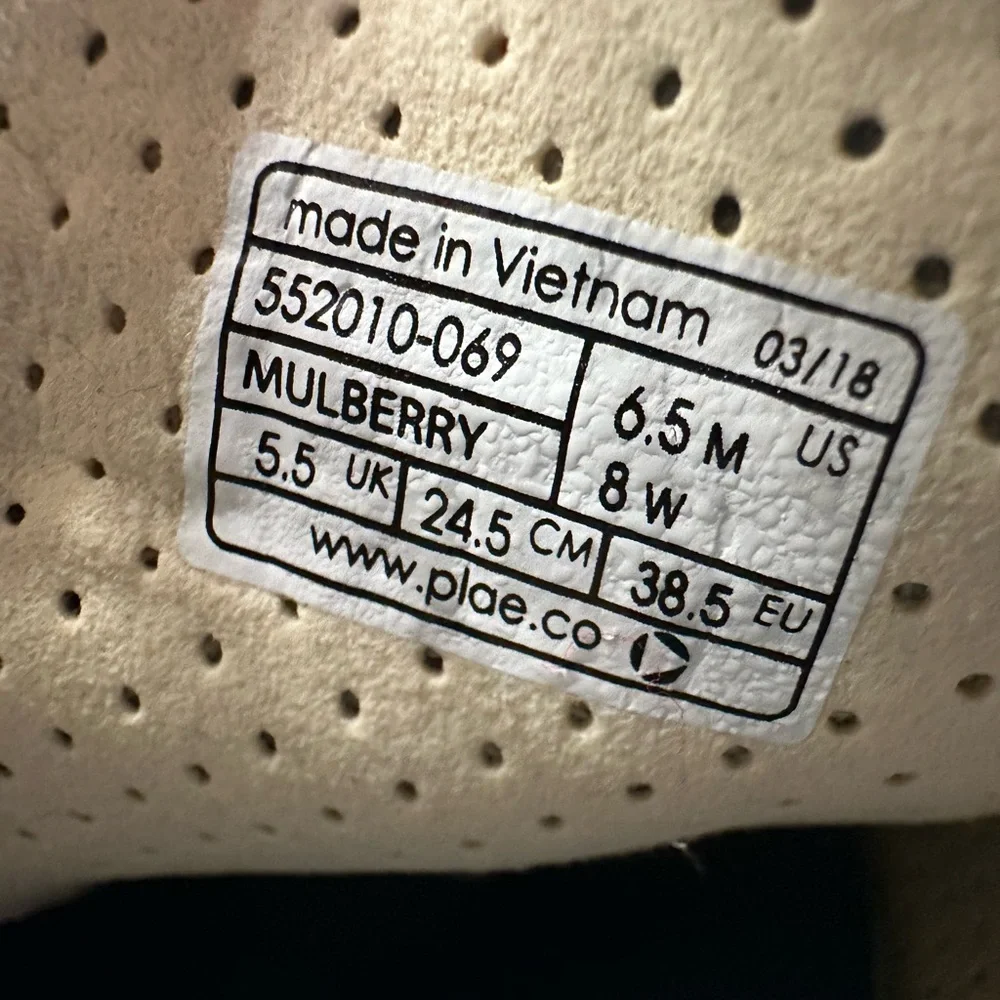 PLAE some wear